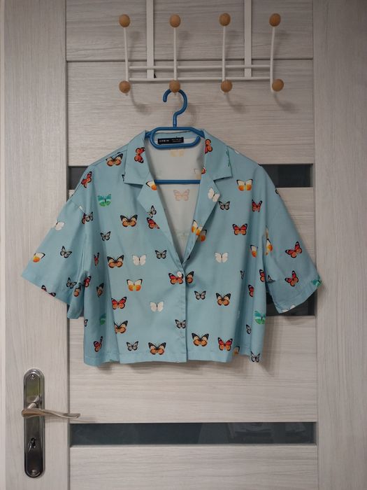 Koszula na lato niebieska
