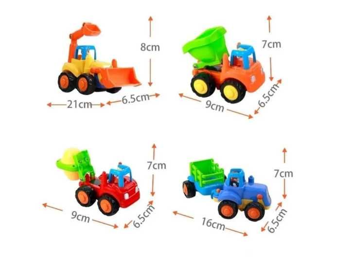 Дитячий набір будівельних машинок Limo Toy, Hola Toys