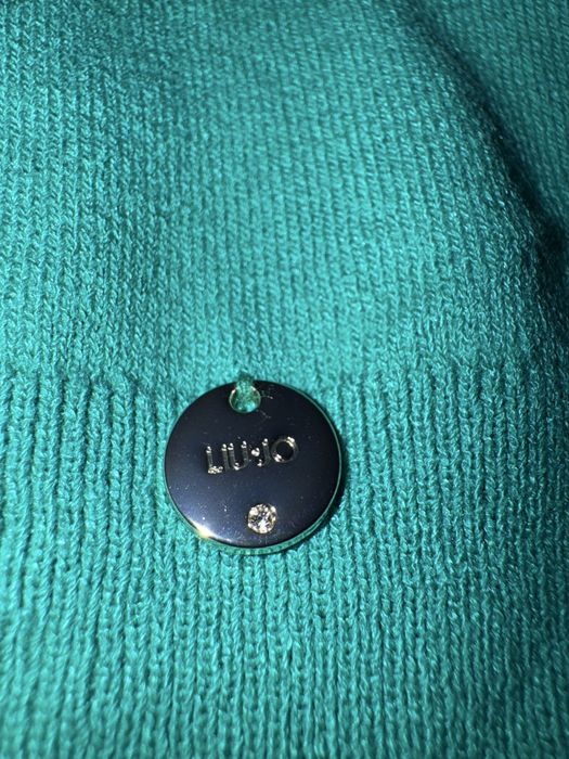 Liu Jo sweter zielony asymetryczny