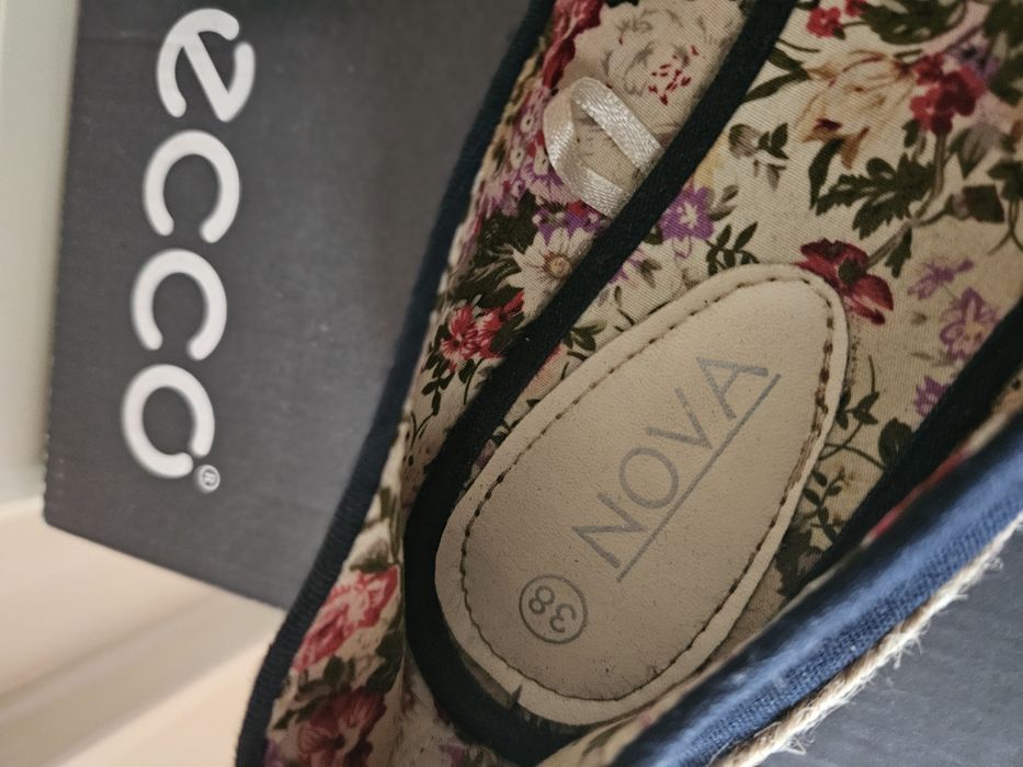 Nova stylowe, nowe espadryle granat r 38