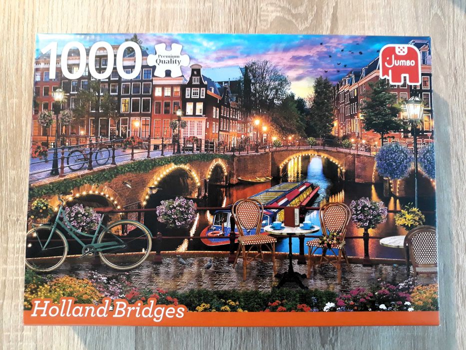 Puzzle 1000 Jumbo Holandia mosty Holland Bridges