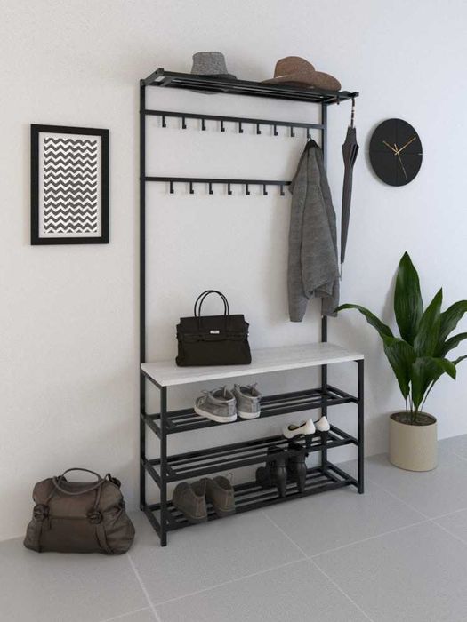 Передпокій металевий SUNRISE в стилі Лофт. Метал + ЛДСП.