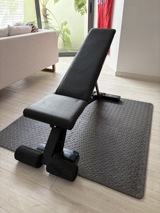 Banco de Musculação Inclinável e Declinável Resistência 300 kg