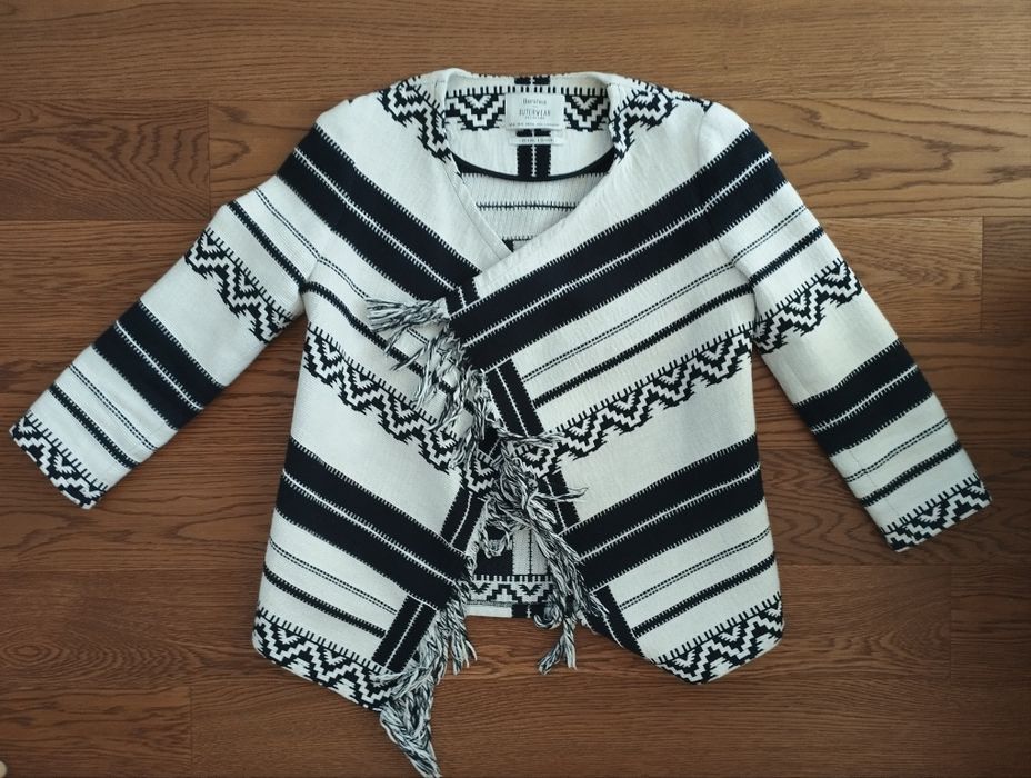 Marynarka dzianinowa " tkana" marki Bershka