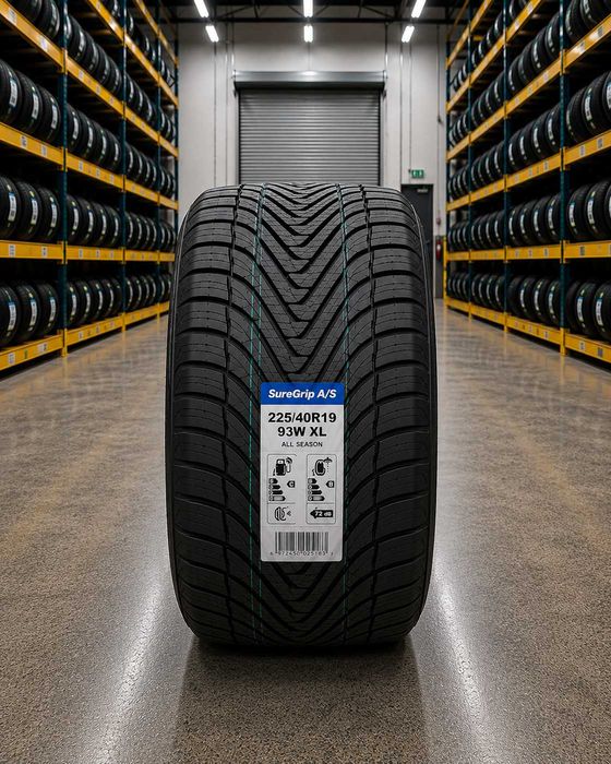 Резин колеса шини всесезонні нове 225 40 r19 93W XL  SureGrip A/S, 255 35 r19 96W XL  SureGrip A/S колеса шини всесезонні нове