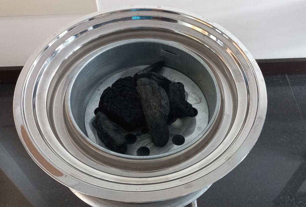 Grelhador de churrasco a carvão sem fumo portát