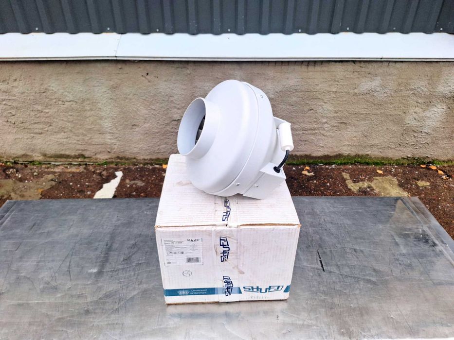 Розпродаж‼️Відцентровий канальний вентилятор 385 м³/год (D125) Данія