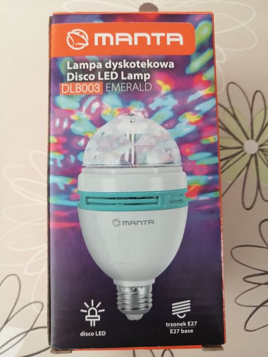 Lampa dyskotekowa LED Manta