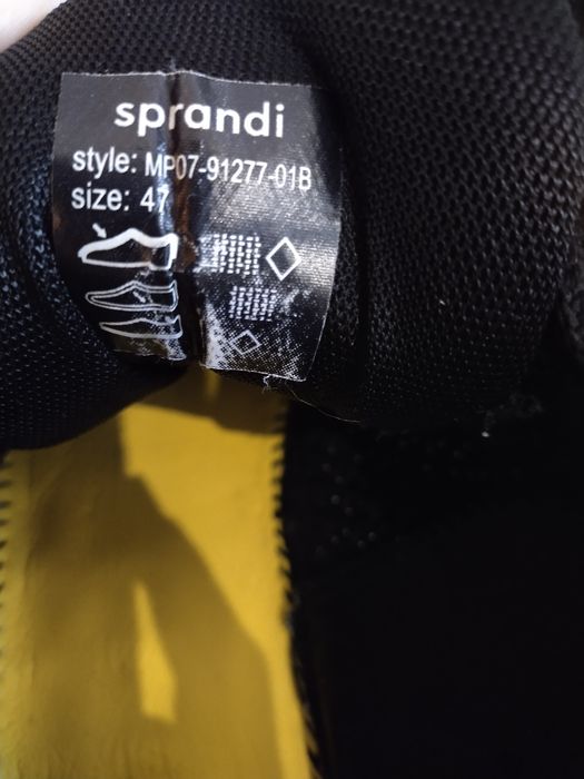 Sprandi buty męskie czarne lekkie 47 * 30 cm