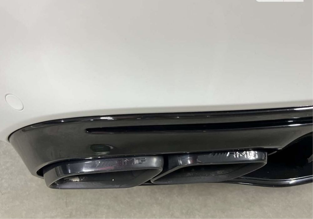Диффузор бампера задний насадки Mercedes benz W205 C class C63 AMG