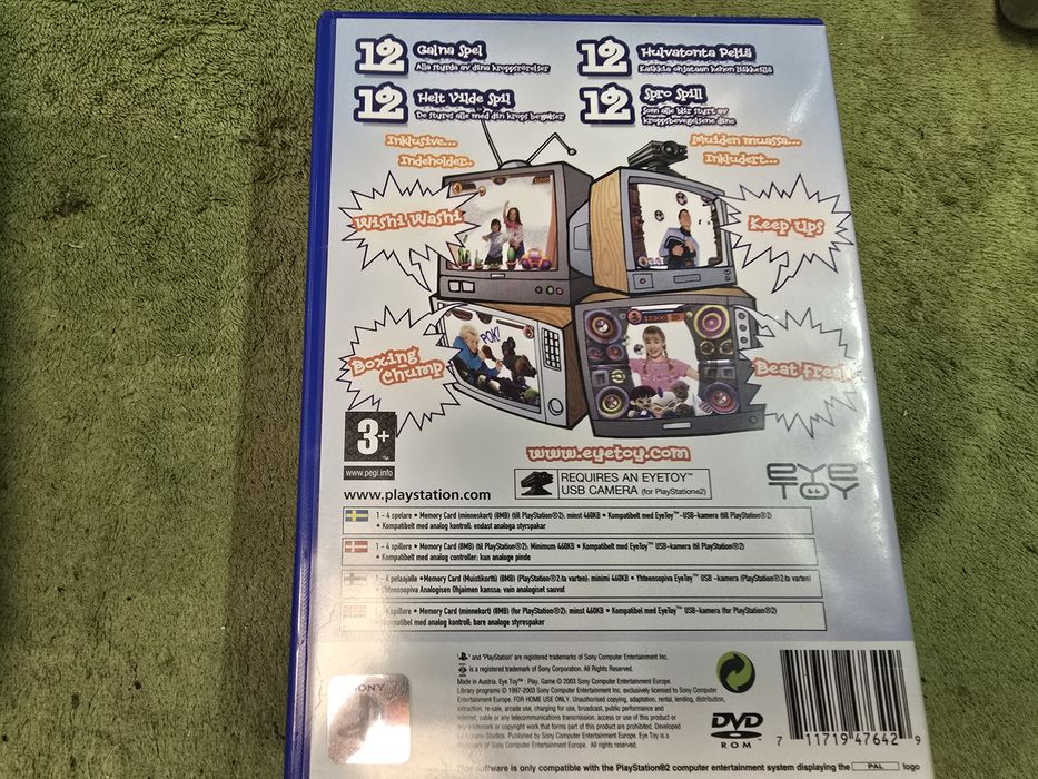 6 gier na konsolę PS2 vintage.