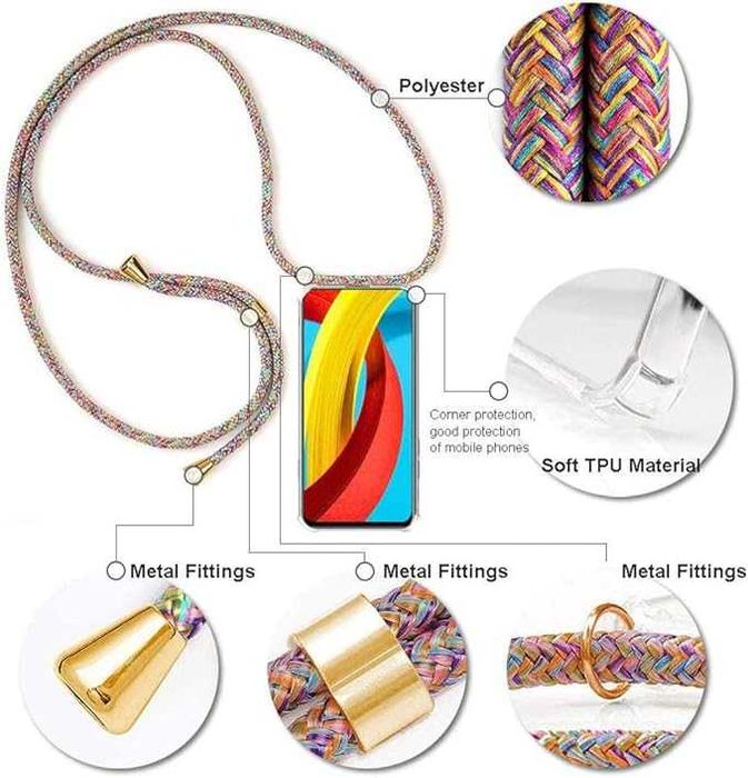 Silikonowe plecki etui na sznurku CASE Huawei Honor 8X / View 10 Lite