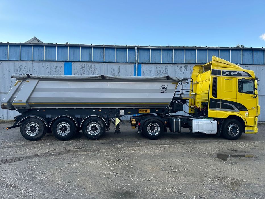 Wielton WYWROTKA NW-3 28m3 HARDOX OSIE SAF OŚ PODNOSZONA PLANDEKA WAGA:5200kg 2015r STAN IDEALNY  Wywrotka Hardox 28m3 Saf Oś Podnoszona Plandeka Waga:5200kg