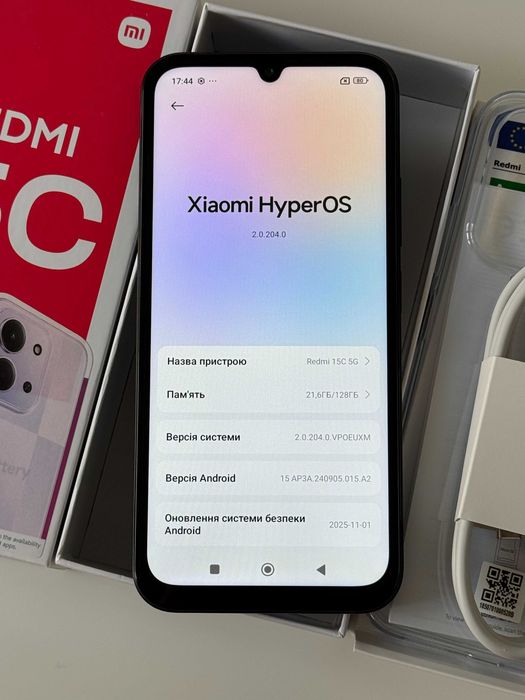 Новий Redmi 15C 5G 4+2/128 GB