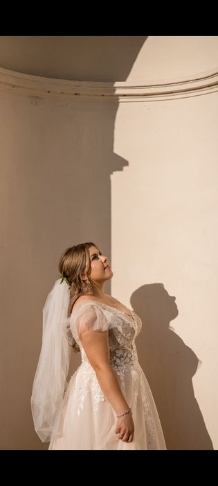 Suknia ślubna ~ 153cm +10 cm obcas