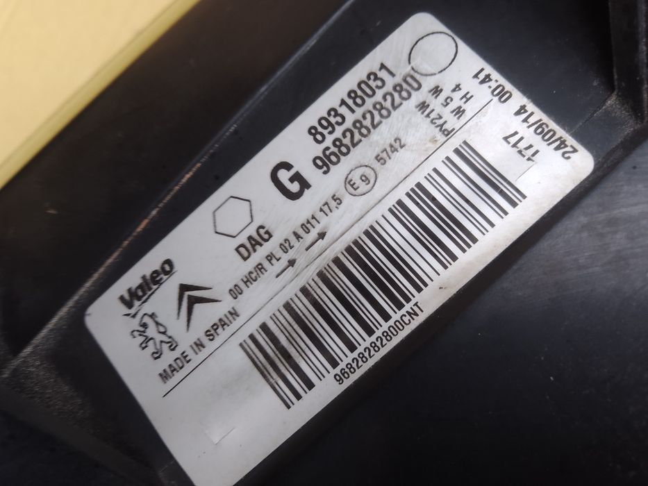 Lampa lewa citroen Berlingo 2 II 3 III Europa