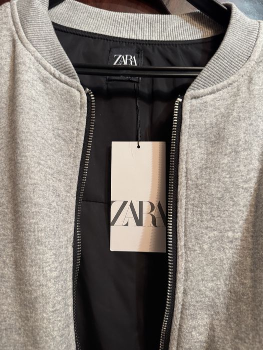 Бомпер zara оверсайз сірий меланж