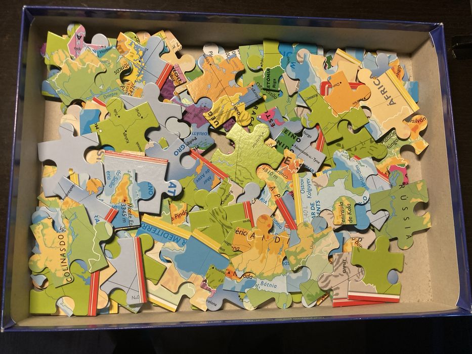 Puzzle Mapa Europa e Star Wars