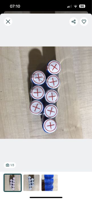 Conjunto 8 baterias recarregáveis 4/5 Sub C Ni-Mh 1.2V 2800mAh - Novo