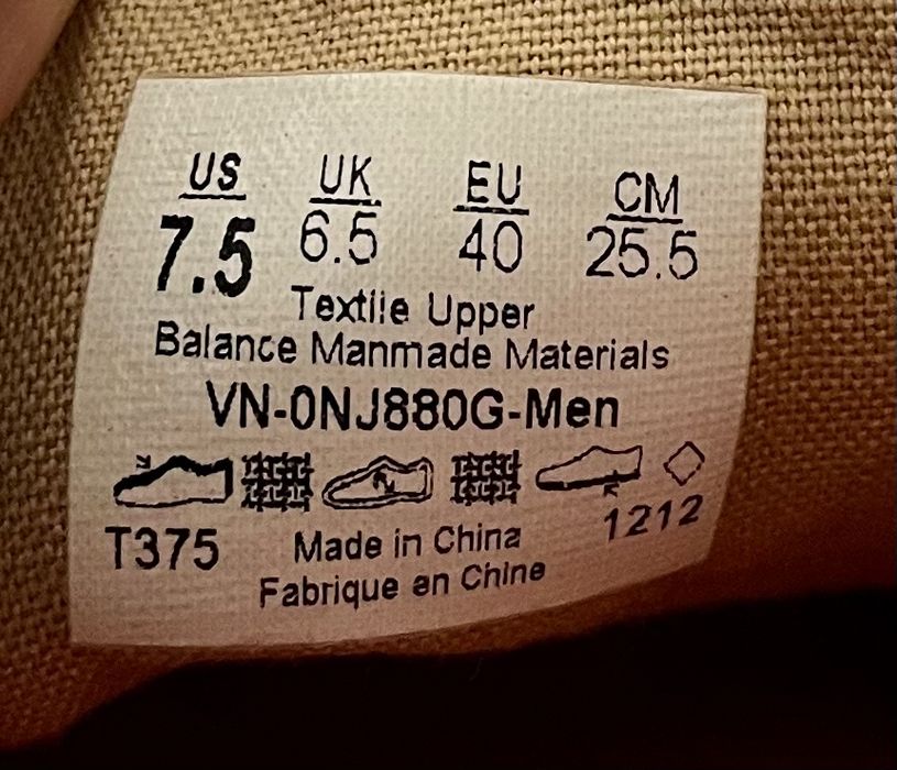 Sapatos Náuticos Vans Castanhos – Tamanho 40 EU