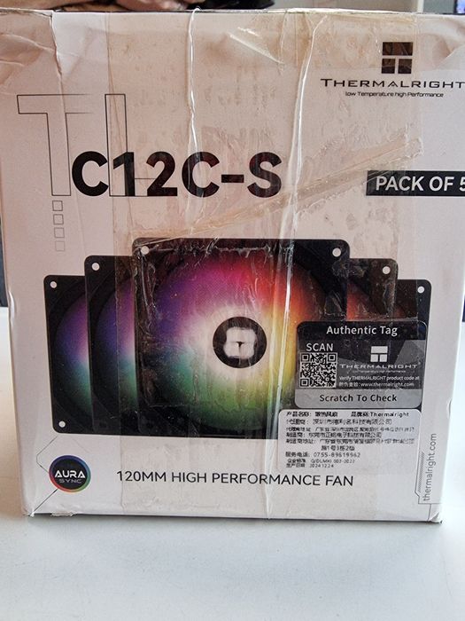 5 ×wentylator TL12C-S