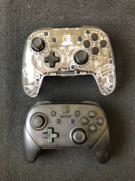 2 Comandos Nintendo Switch – Pro Original + PDP Licenciado LED e Botões Traseiros