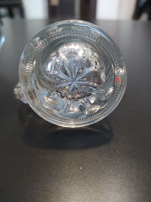Komplet kufelków szkło metal