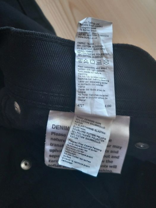 Czarne spodnie roz.S