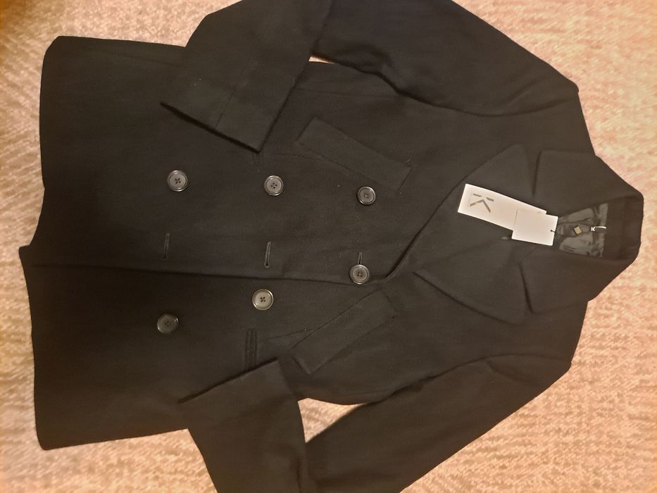 Wełniana kurtka, czarną.