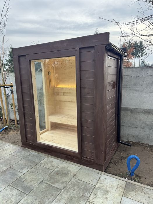 Sauna ogrodowa mini sauna elektryczna 230V/400vsauna wifi ocieplona