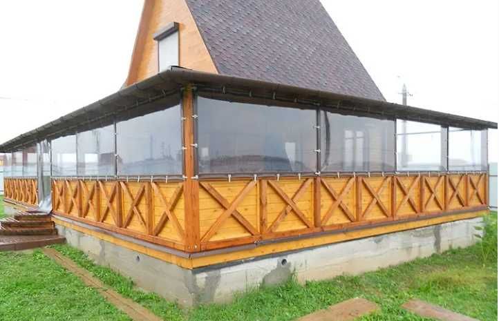 Мягкие окна из ПВХ Одесса. Мягкие окна для беседок и террас.