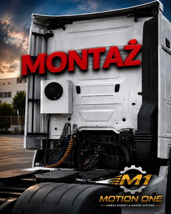 Klimatyzacja Postojowa Split 24V Do Ciężarówek Scania Volvo DAF MAN Mercedes Iveco TIR WARSZAWA