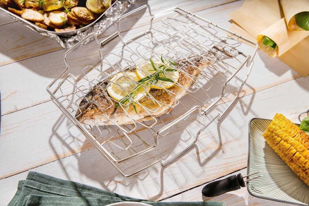 Решётка сетка решітка сітка для рыбы риби овощей на гриле Weber 6471