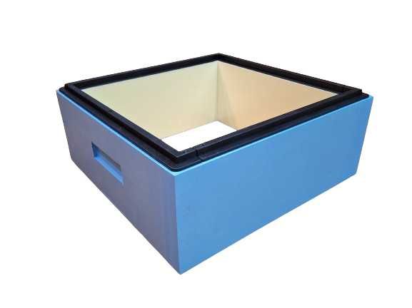 Korpus wielkopolski 10-ramkowy Styrodur 700 kPa gr. 35 mm malowany