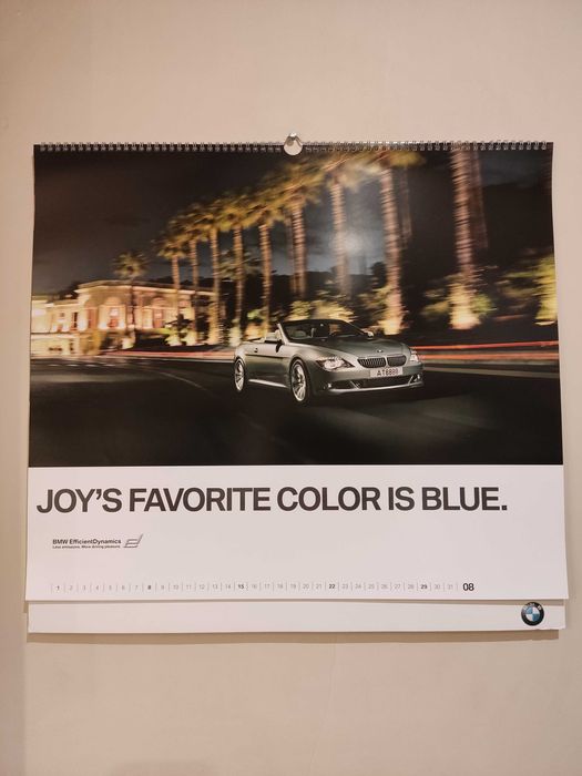 Kalendarz BMW 2010, 58 x 54 cm.