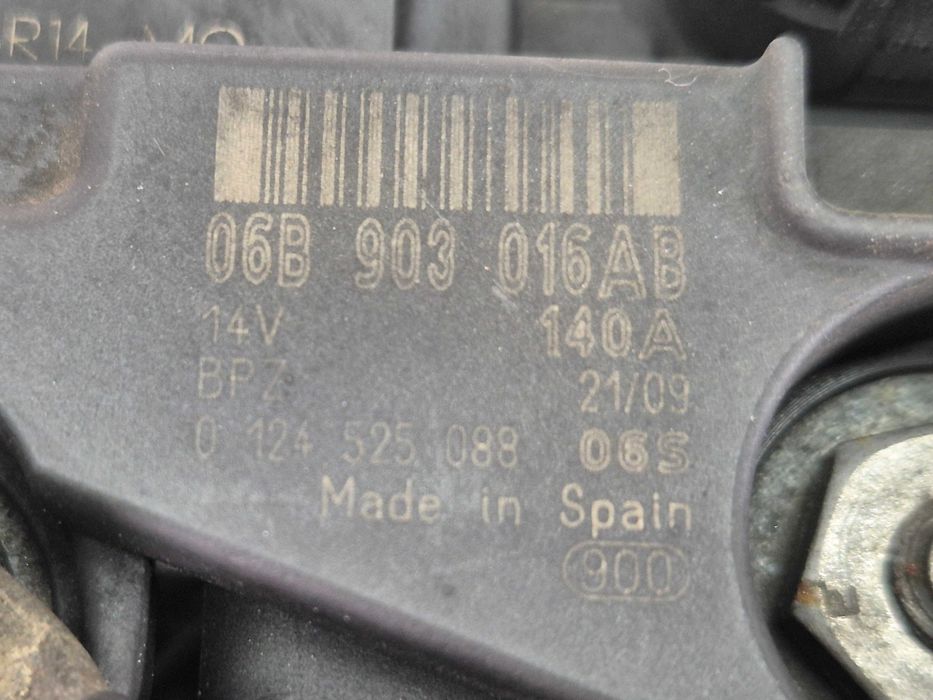 audi tt a4 b8 a6 c7 skoda superb II 1.8 2.0 TFSI alternator benzyna