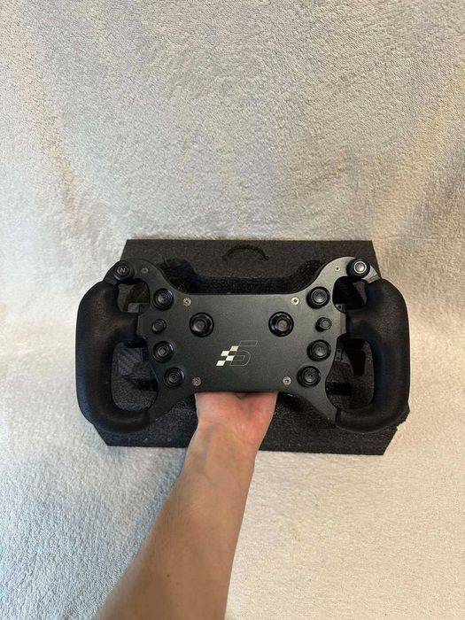 Топовый Игровой Штурвал Simagic GT4. Карбон лепестки+ргб+беспроводной