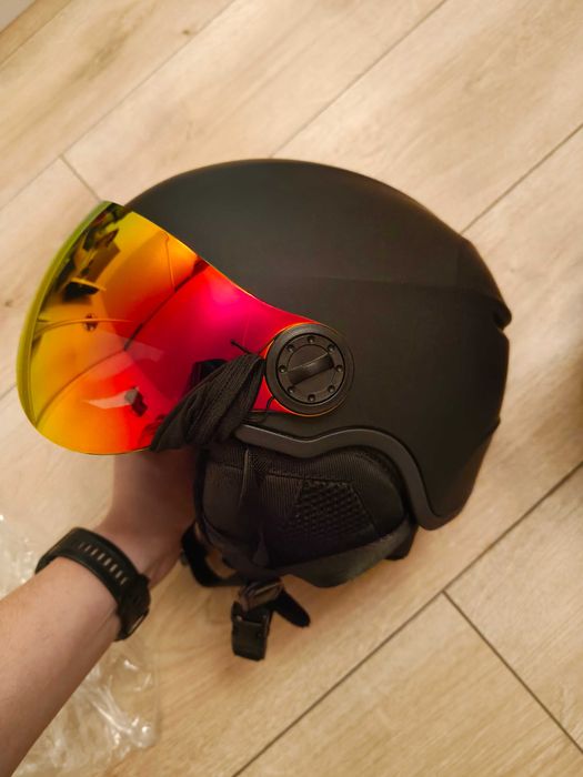 Kask Narciarski z Szybą Etape ASPEN PRO | NOWY | S2 Mirror | 56-59cm