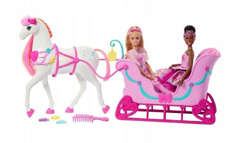 Barbie w Dziadku do orzechów Konik i sanie ,535x305 mm