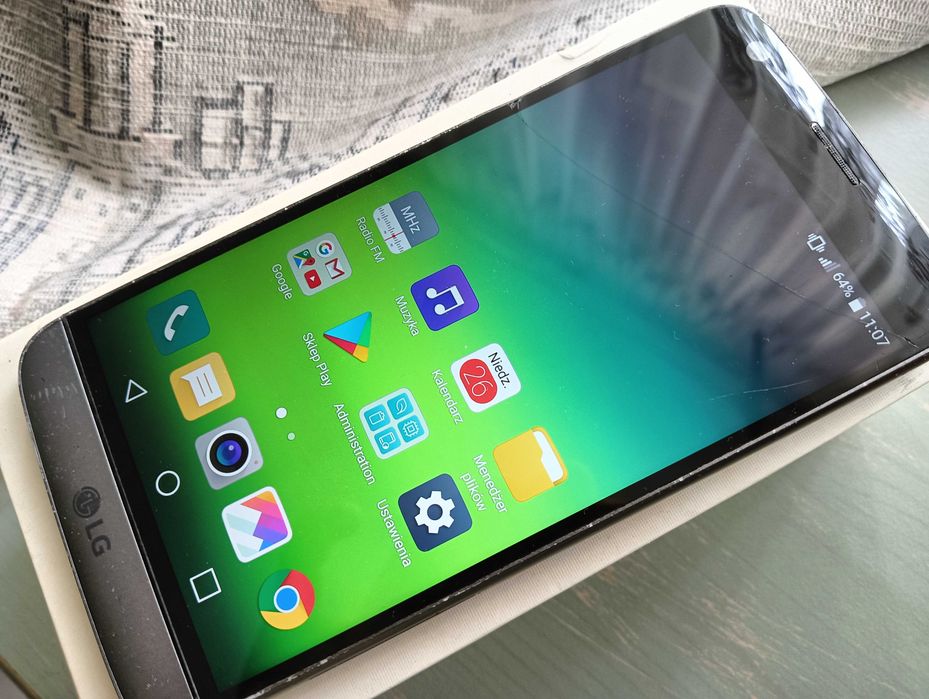 Smartfon LG G5 LTE Amoled 5,7' 3/32 GB pekn. klapka bateria trzyma bdb