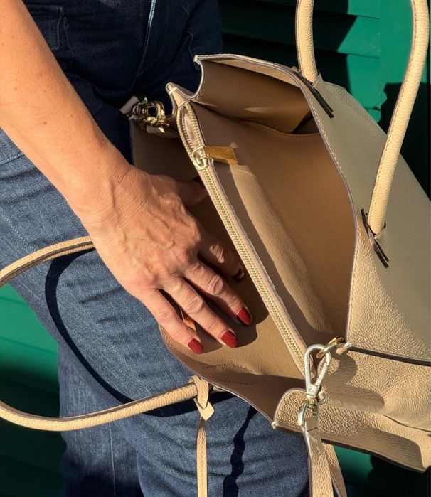 Mala Michael Kors Bege