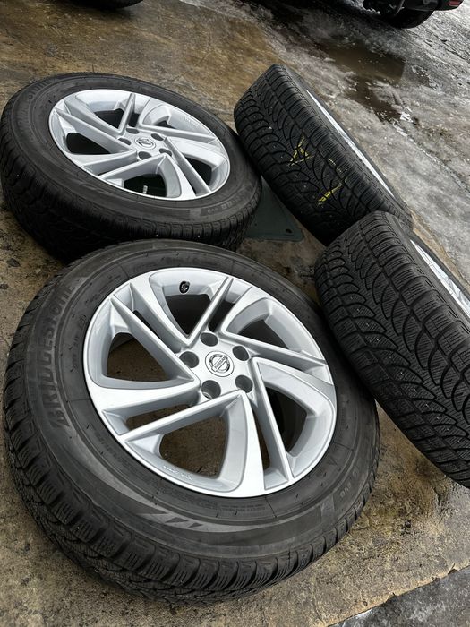 Диски 5/114,3 R17 +Зимові шини Nissan Qasqai Juke Roque X-Trail Kadjar