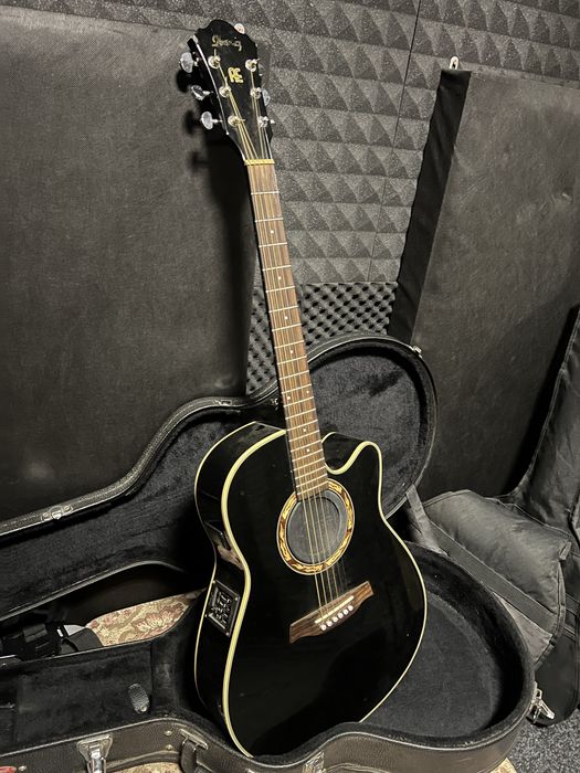 Електроакустична гітара Ibanez AEF18BK