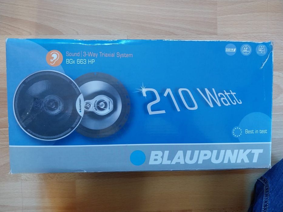Glosniki 3 drogowe samochodowe 210 W 2 szt.