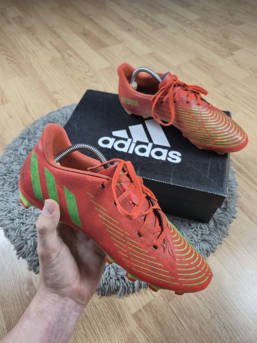 Korki Piłkarskie Adidas Predator Edge czerwone FG amatorki rozmiar 44