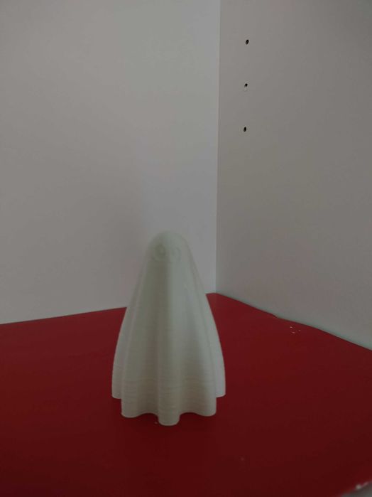 Fantasma Decorativo em 3D – Personalizável e Pintável