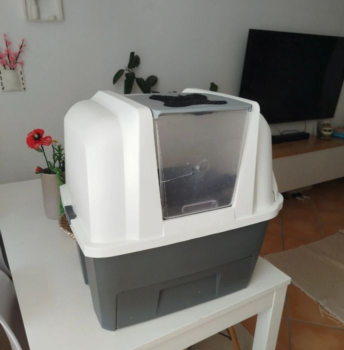 Caixa de areia basculante