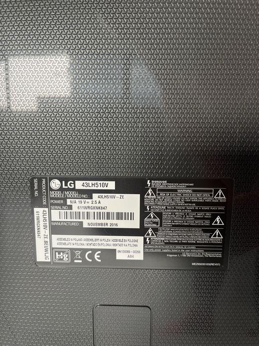 Tv LG 43 polegadas em bom estado!