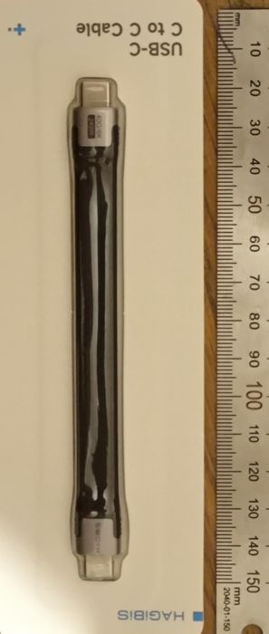 Кабель Type-C - Type-C Hagibis USB 4.0 40 Гбит/с PD 240W