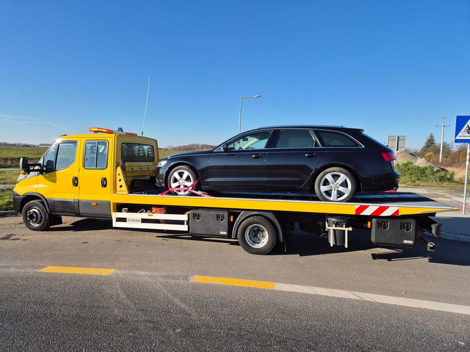 Pomoc Drogowa LAWETA Transport Pojazdów Maszyn WROCŁAW |  A4  S5  S8 |